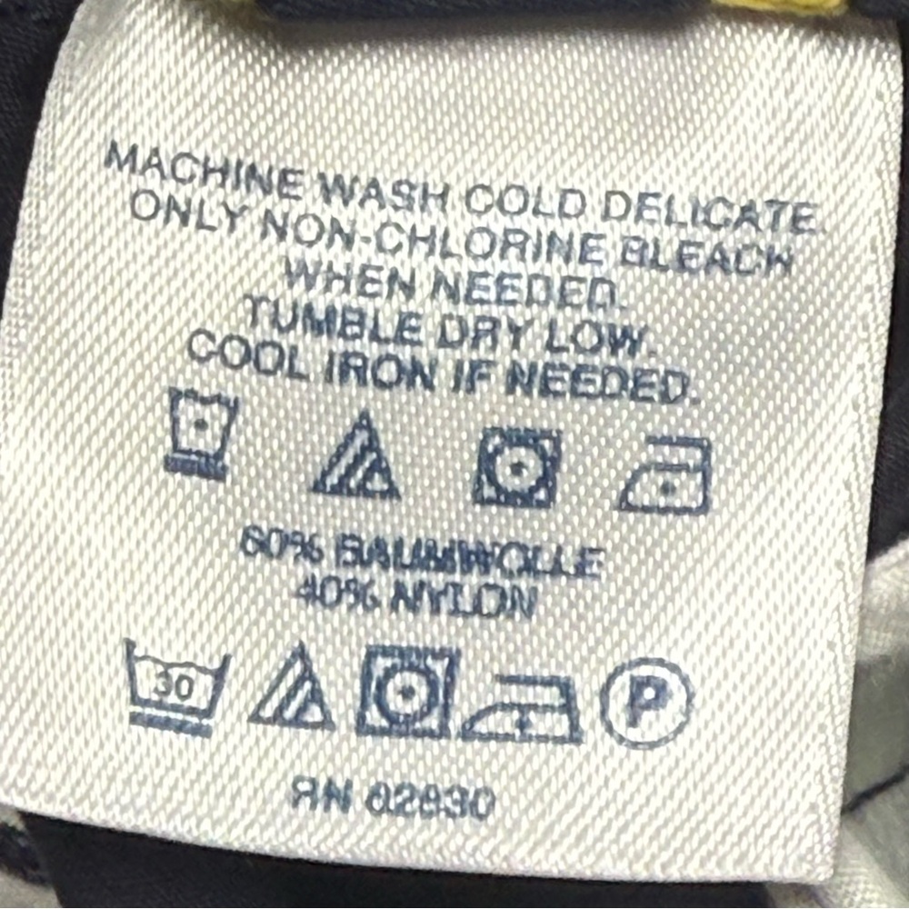 LANDS END‎ Convertible Hiking Pants Women 8 Navy Secure Pockts Outdoor Trailwalk - Picture 15 of 17